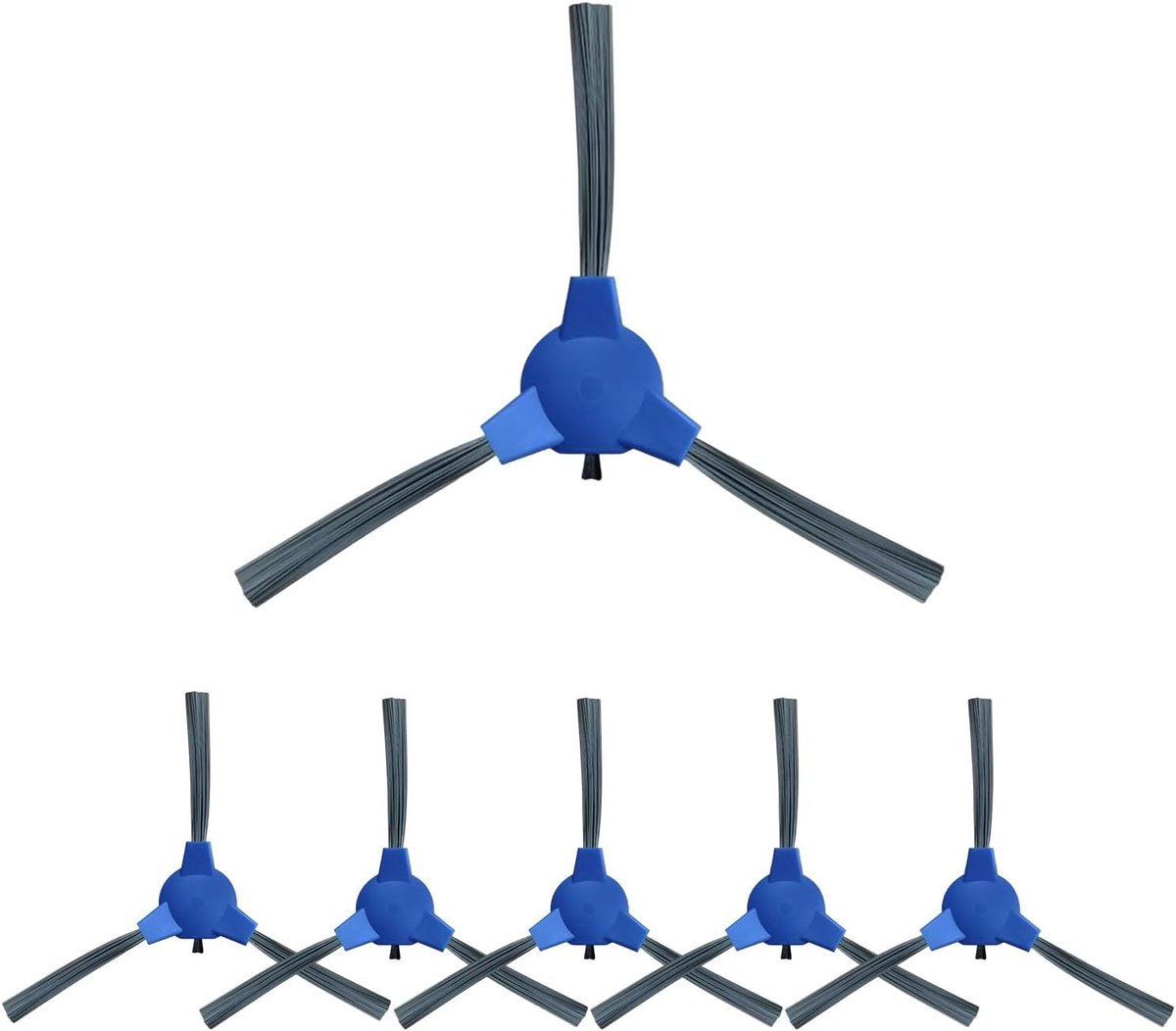 Accessoires Geschikt voor robotstofzuigers, vervangende zijborstels Geschikt voor de Eufy G10/30-serie, 6-delige set