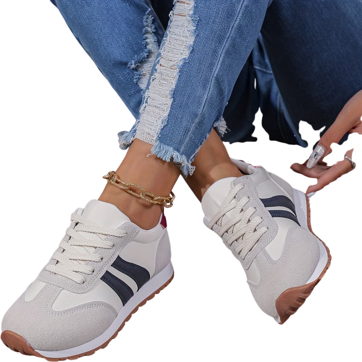 Currero Schoenen Dames Sneakers Comfortabel Slippers Casual Volwassenen 36 Blauw