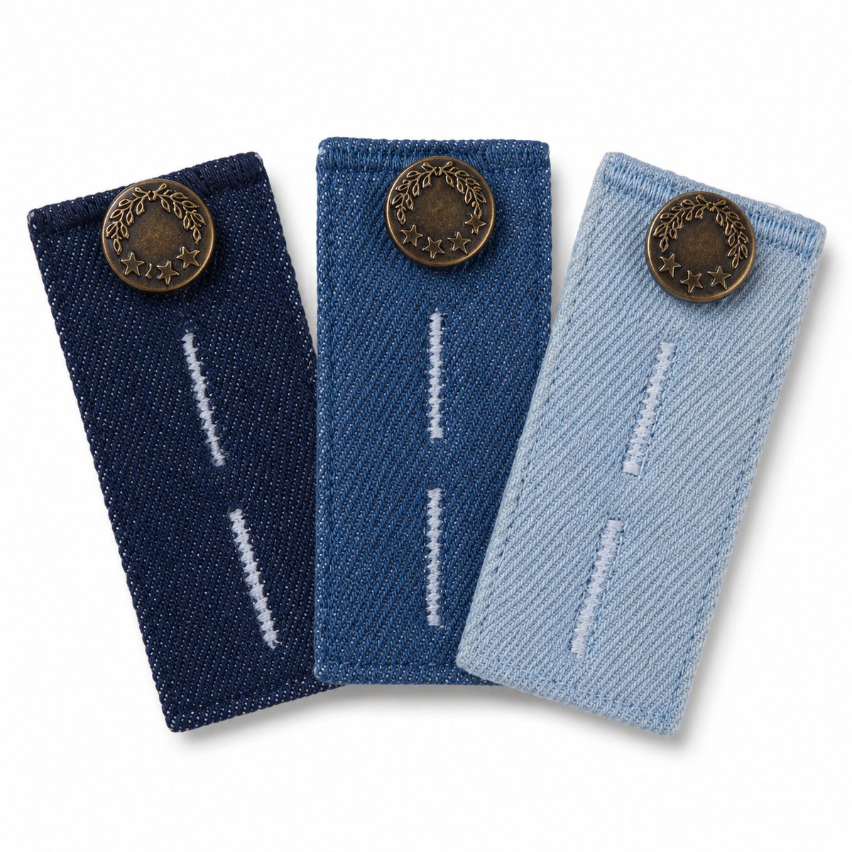 Consumerce® Jeans Knoopsgat Verlanger – 3 Stuks – Zwart – Broekverbreder – Buikband – Knoopsgaten Elastiek – Broek Verbreder – Zwangerschapsbroek Verlenger – Knoopsgatverlenger – Broeken Spijkerbroek