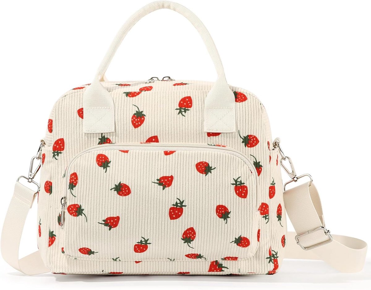 SnelShoppen - Koeltas Klein 11,2 l Geïsoleerde Lunchbox voor Dames en Heren - Waterdicht, Oliebestendig, Verstelbare Schouderriem - Perfect voor Werk,