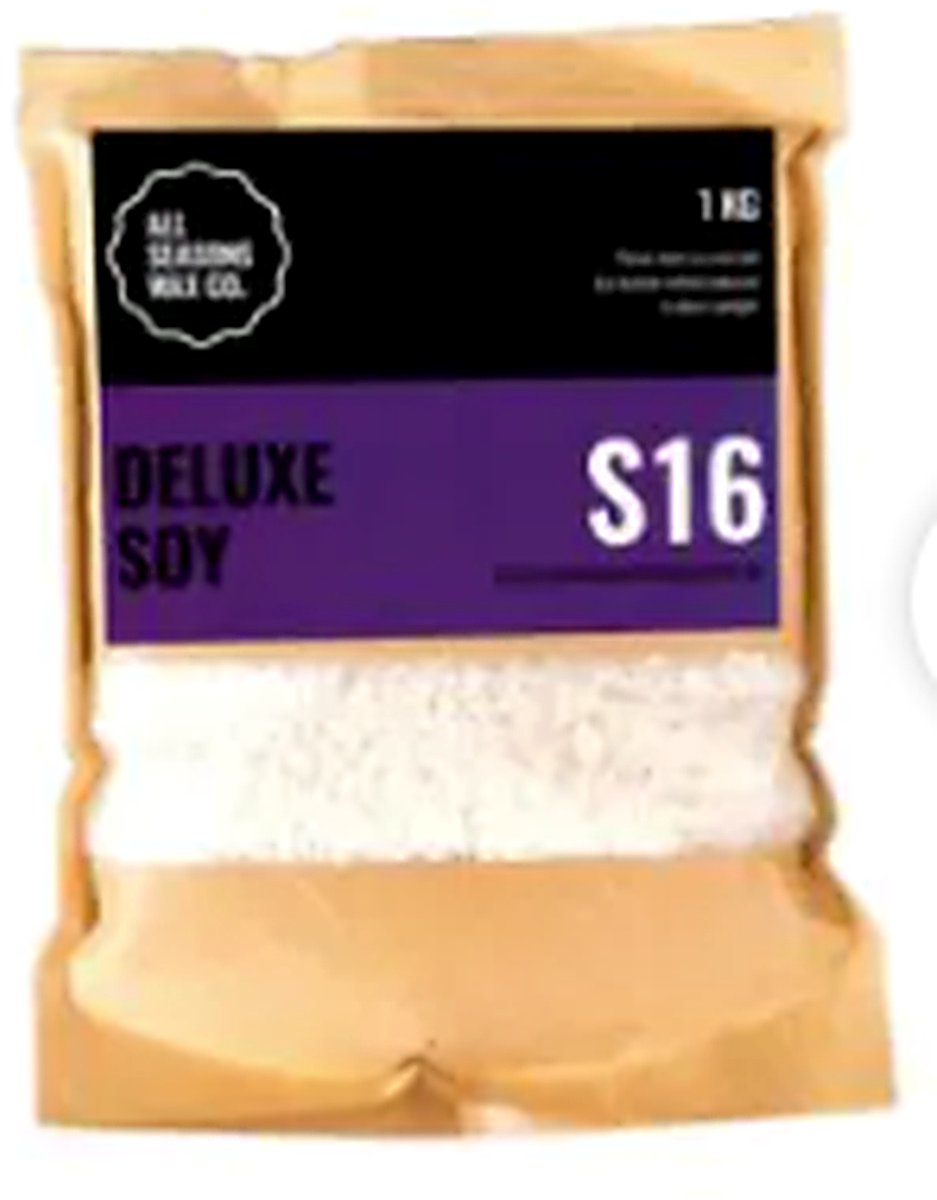 S16 Deluxe soy wax 1kg _ natuurlijke vlokken soja was voor het maken van geurkaarsen - luxury candle supplies