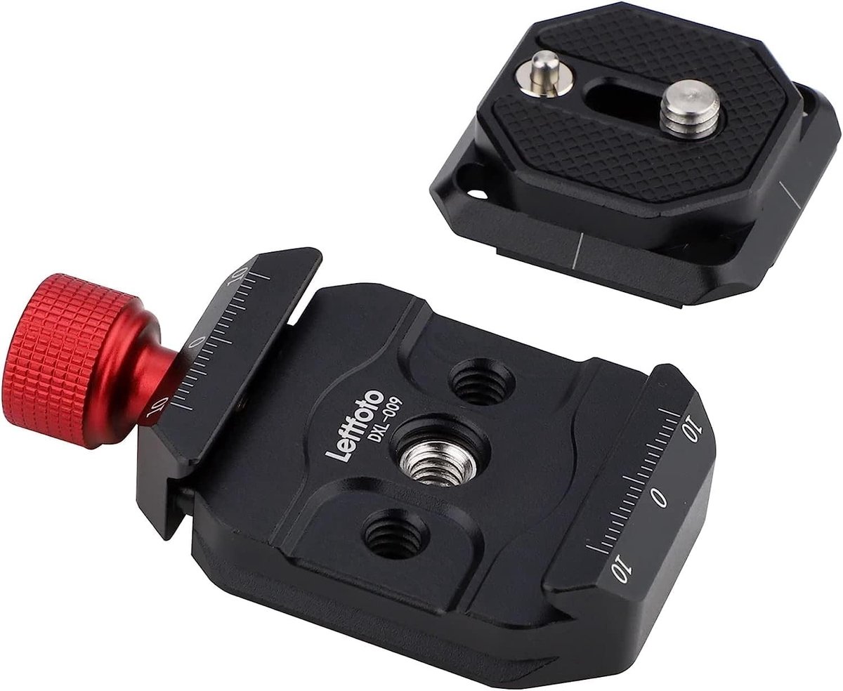 Camera Quick Release Plate Clamp Set met 1/4" naar 3/8" schroefdraad, Arca Swiss stijl, voor DSLR, statief en monopod accessoires