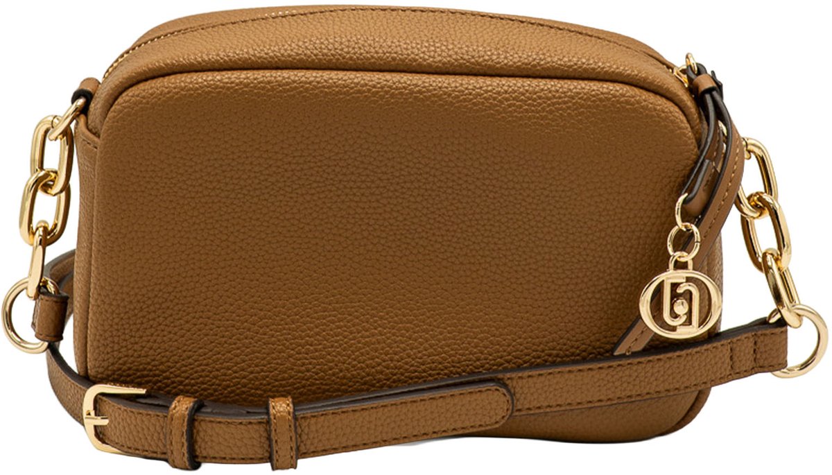 LIU JO schoudertas Faiza ECS Camera Case Suede bruine
