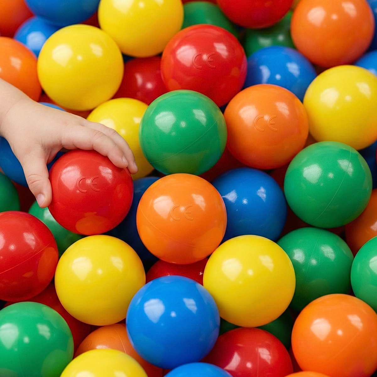 1200 Baby ballenbak ballen - 5.5cm ballenbad speelballen voor kinderen vanaf 0 jaar