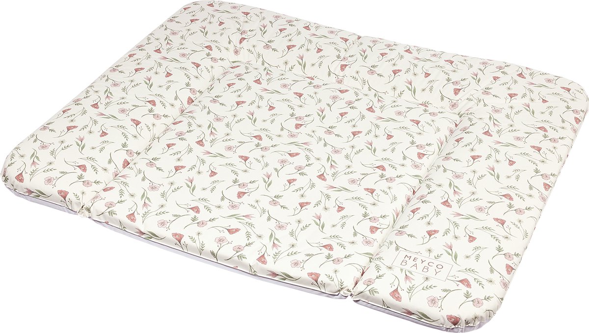Meyco Baby Flower aankleedkussen - Multicolour - 72x85cm