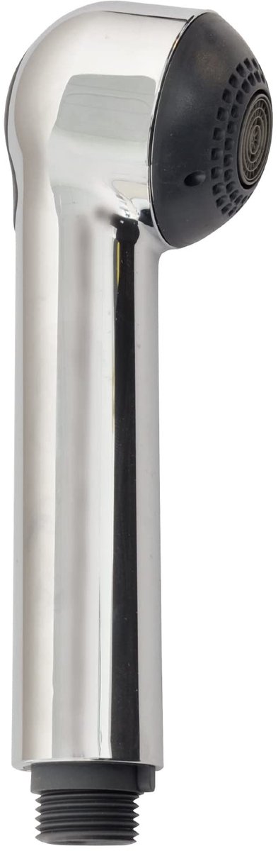 SnelShoppen - Afdruiprek Softline Vaatdouche met Terugslagklep, Reserve-Sproeier voor Keukenkraan, ½ Inch Aansluiting, Verchroomd Kunststof, Geschikt