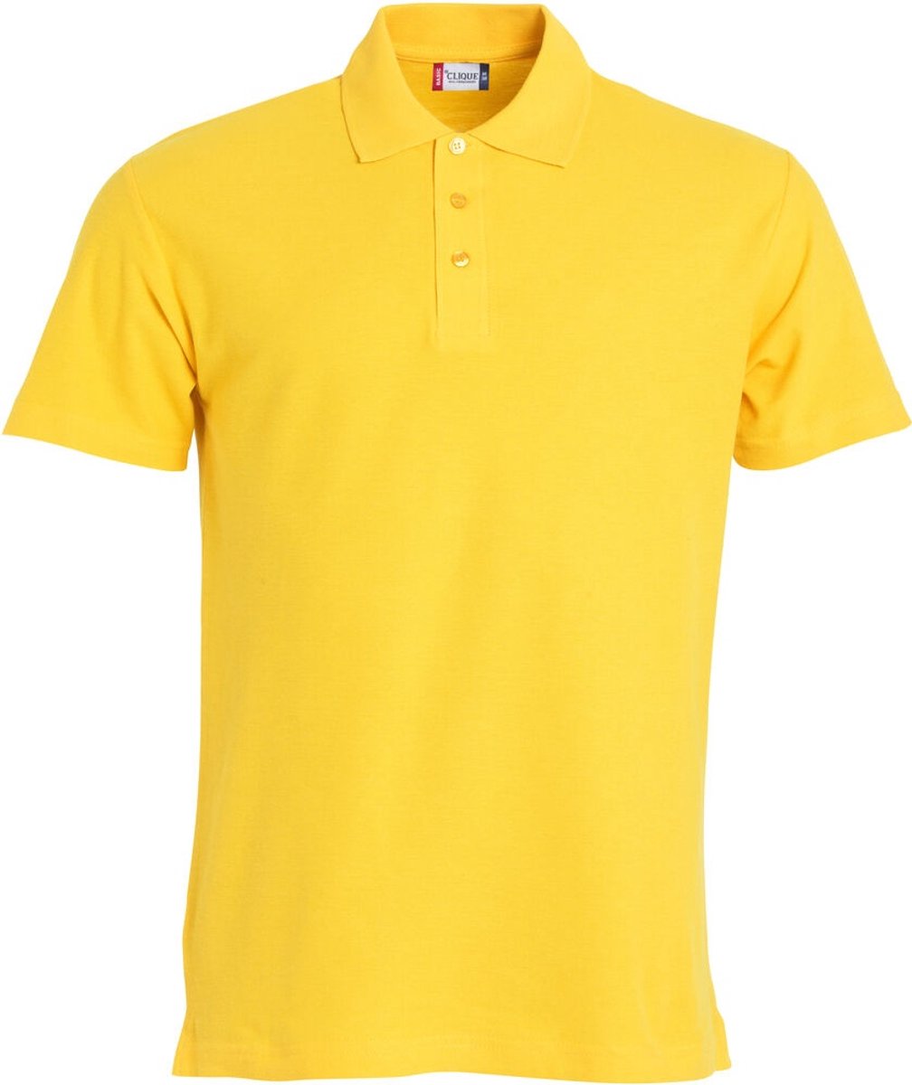 Clique Basic Polo 028230 - Lemon - M