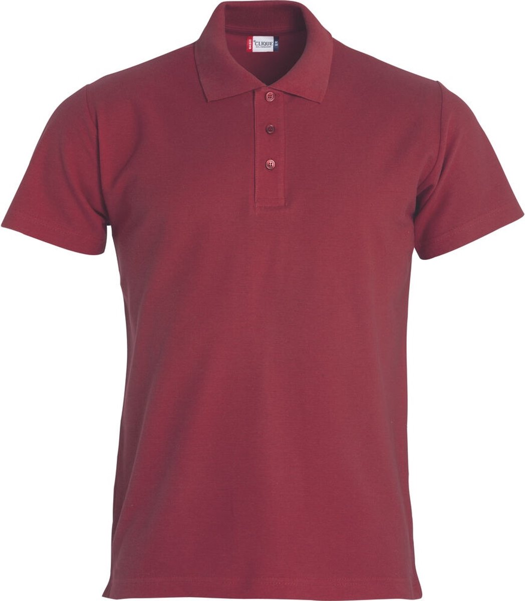 Clique Basic Polo 028230 - Bordeaux - 4XL