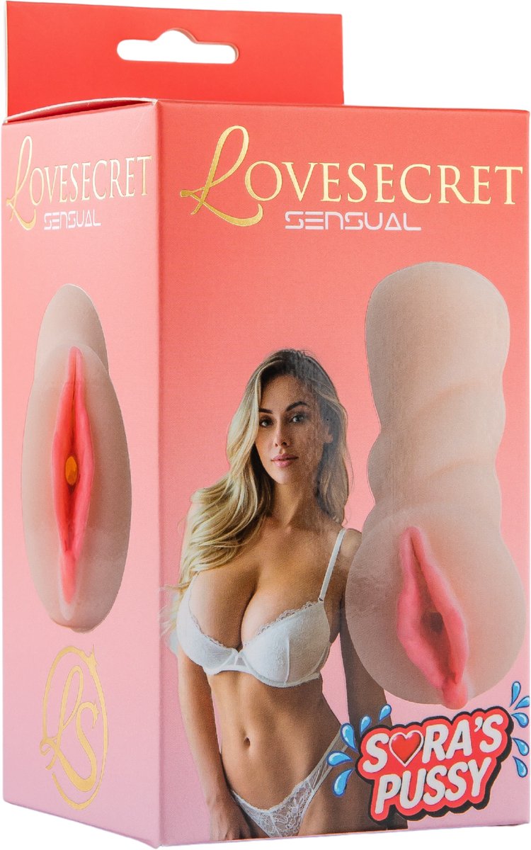 LoveSecret Sensual Sara’s Pussy – Vagina Masturbator – Handmatig – Huidkleurig