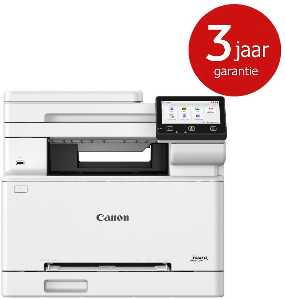 Bol.com Canon i-SENSYS MF664Cdw – All-in-One Kleurenlaserprinter voor Thuiswerkers en Kleine Kantoren – Printen, Scannen & Kopië... aanbieding