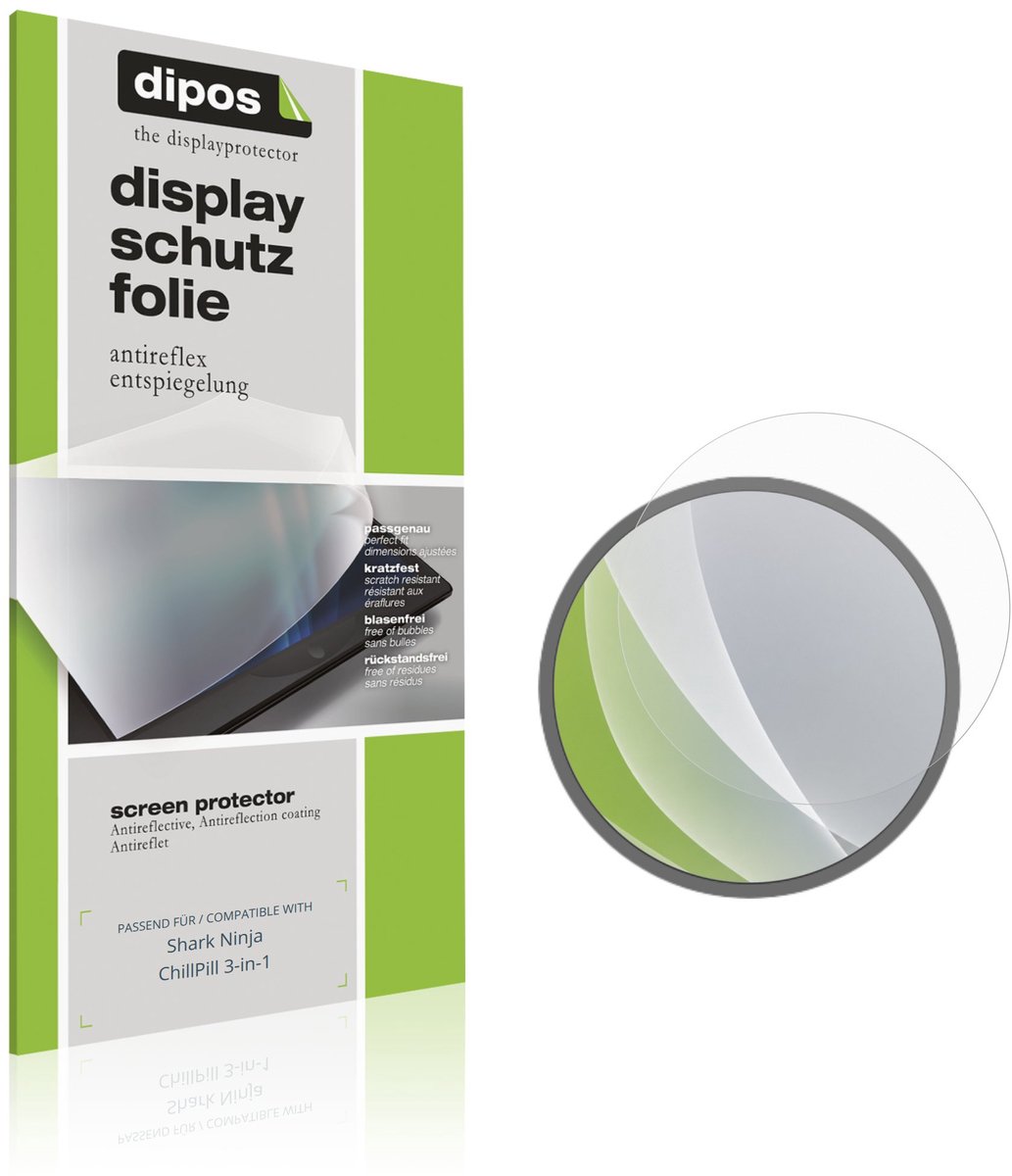 dipos – 2x Matte Beschermfolie geschikt voor Shark Ninja ChillPill 3-in-1 | Krasbestendige & antireflecterende Screenprotector Ultra-Thin