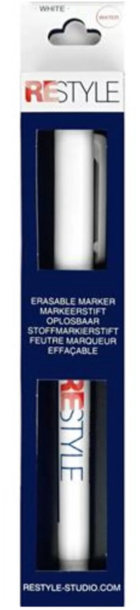 ReStyle Markeerstift water oplosbaar wit op kaart