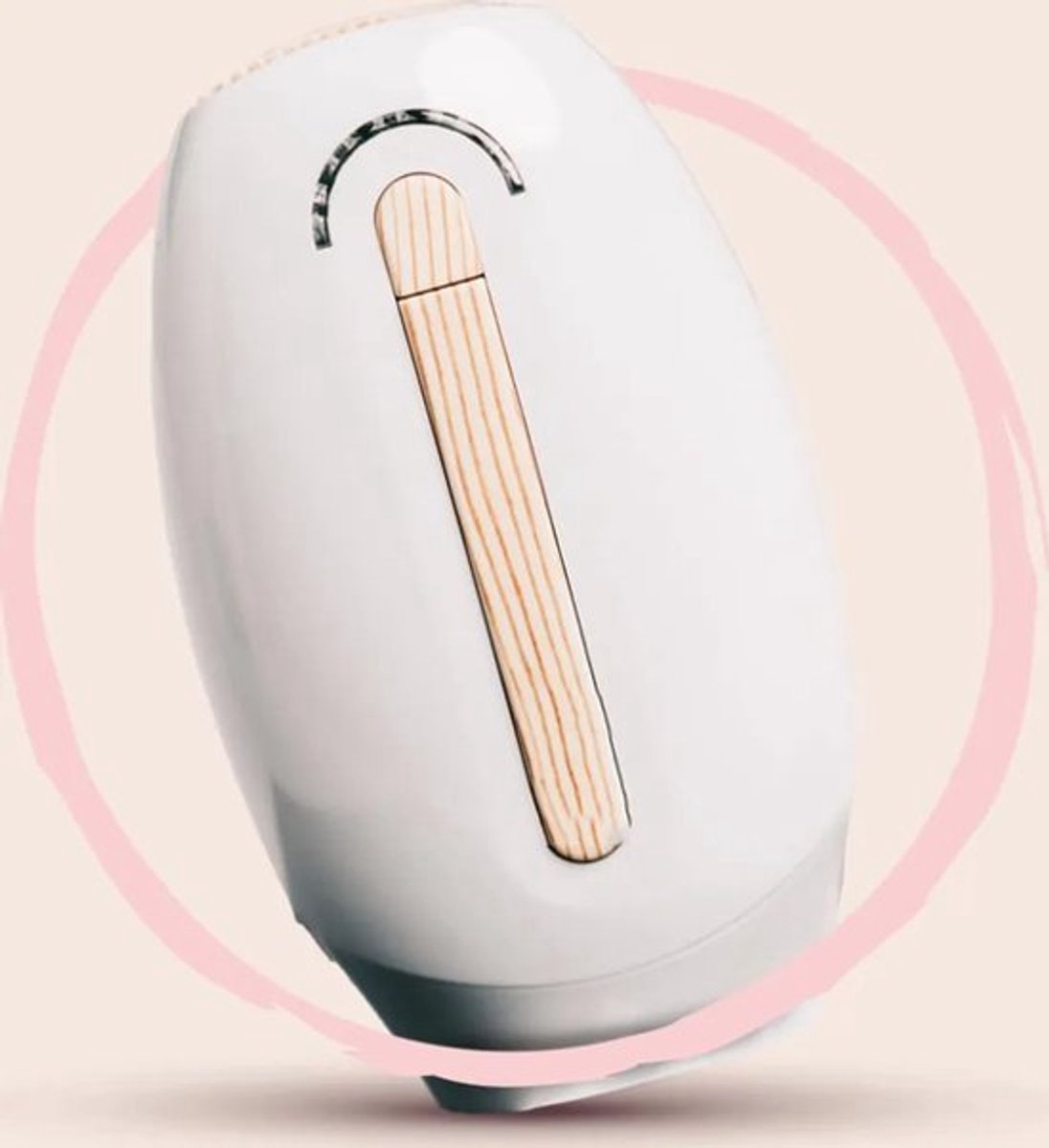 IPL-laserontharingsapparaat, permanente ontharing, 5 instelbare energieniveaus, snel, gemakkelijk en pijnloos – Geschikt voor oksels, lichaam en andere zones.