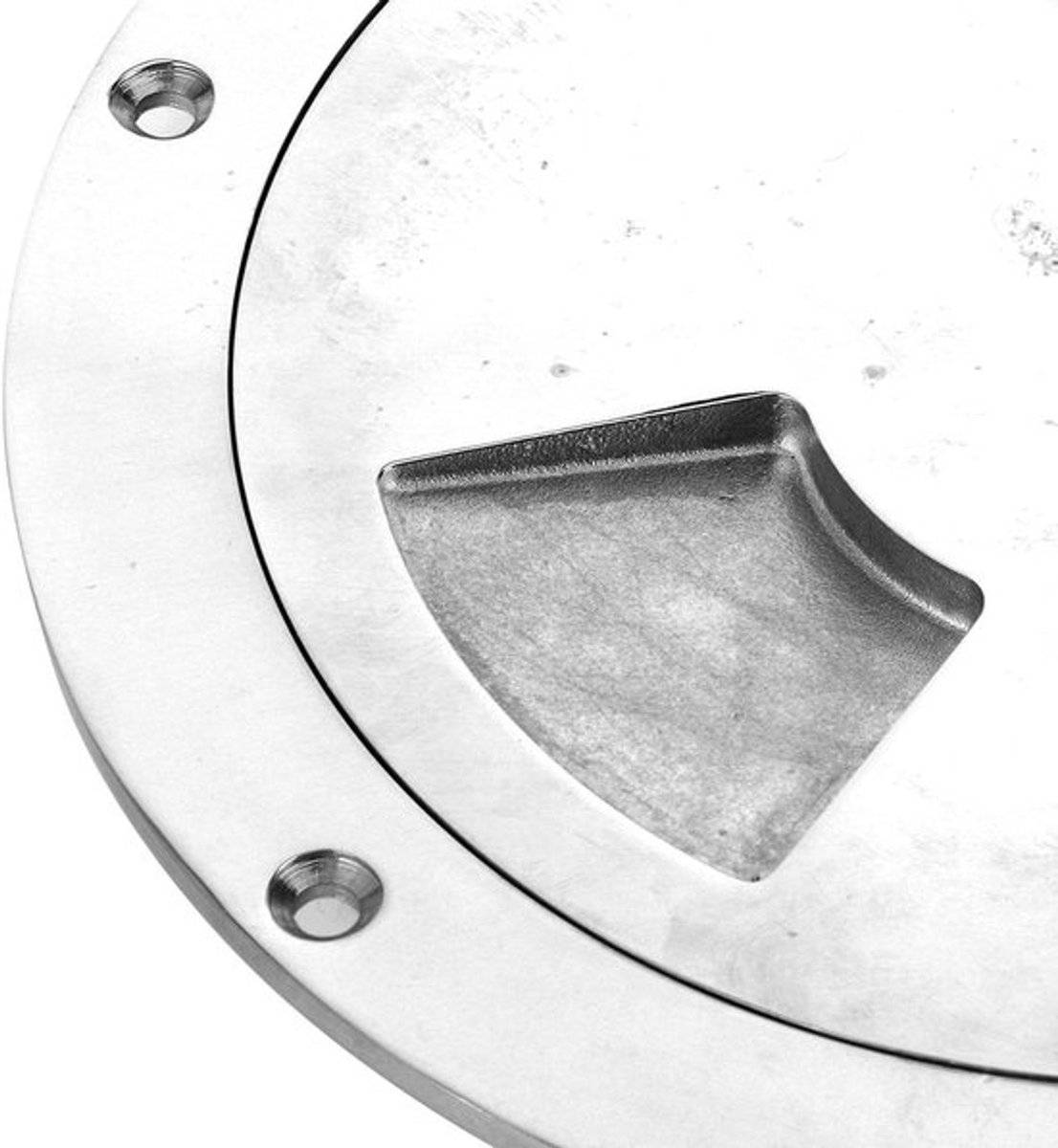 Deckplaat van RVS, 15 cm Inspectieluik met Sleutel voor Toegang tot Hardware voor Marineboten