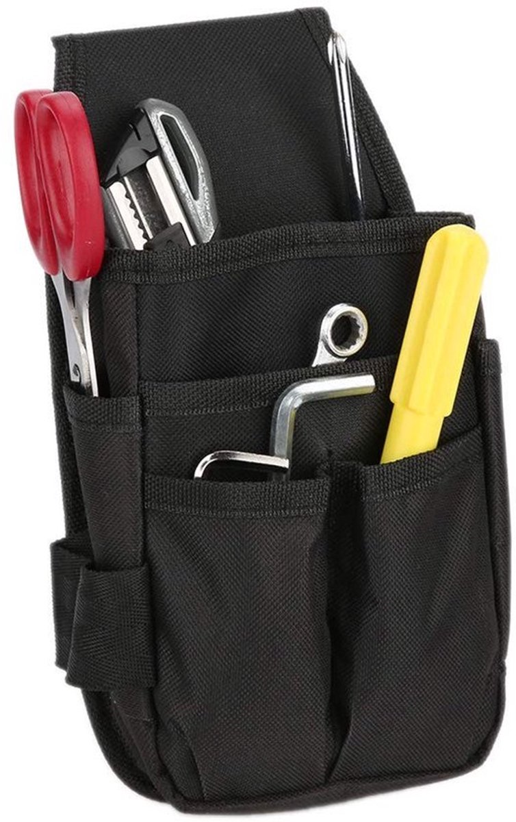 Duurzame heuptas - Compacte gereedschapstas - Professionele multifunctionele organizer - 25 x 13,5 x 3 cm - Gereedschapshouderzakbevestig...