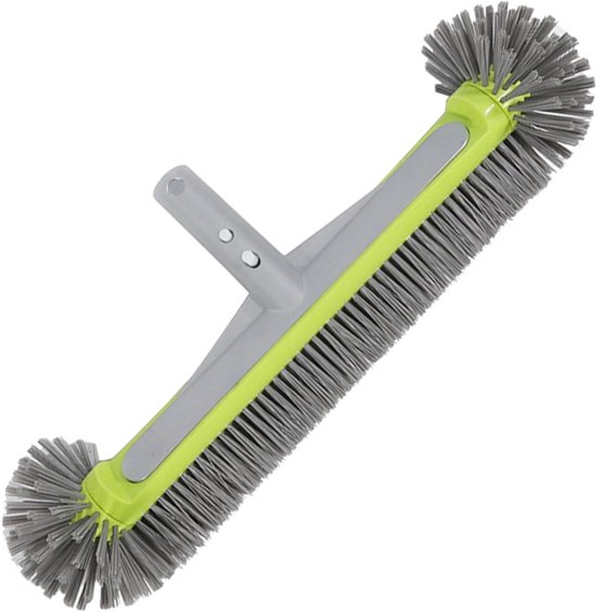 Zwembadborstel met ronde uiteinden voor het reinigen van zwembadwanden met nylon borstelha