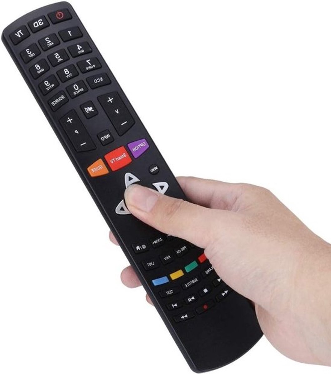 Universele Vervangende TV Afstandsbediening voor SMART 3D Televisies - Compatibel met TCL Modellen, Gemakkelijk in Gebruik en Betrouwbaar