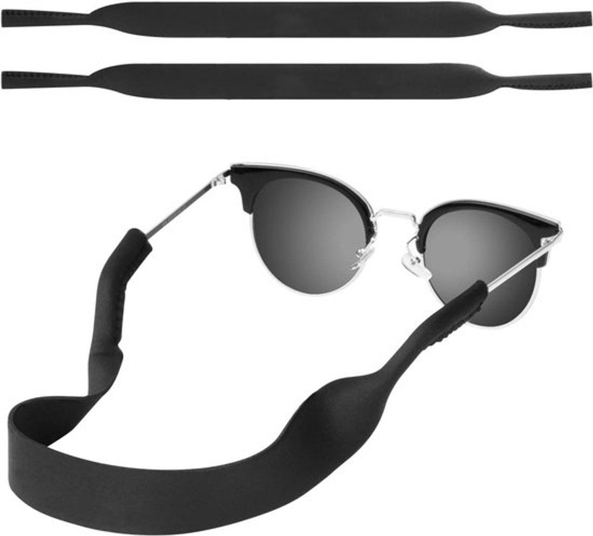 Brillenkoord van neopreen voor veiligheidsbril - Universele riemhouder - Zonnebril accessoires voor kinderen, mannen en vrouwen