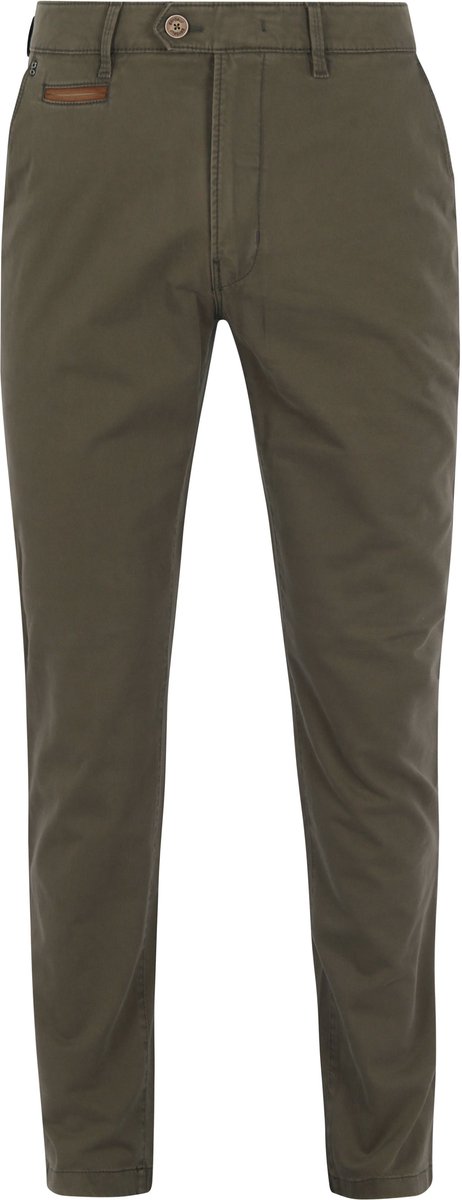 Gardeur Broek Benny-3 Cottonflex All Day Essential Dusty Olive / male