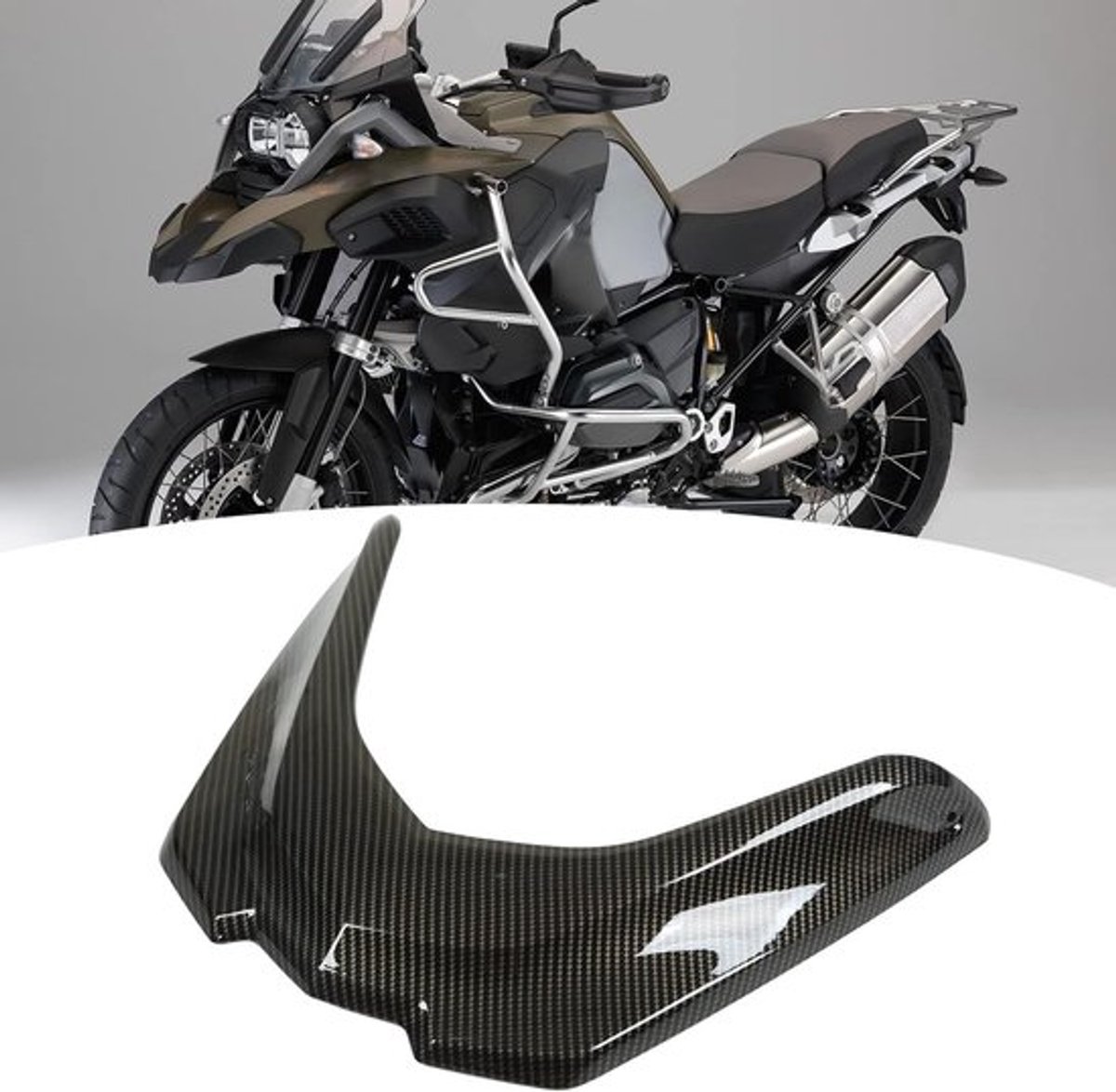 Motorfiets Beak Extension van Carbon Fiber voor R1200GS LC Adventure - Verhoogde Aerodynamica en Stijlvolle Vervanging