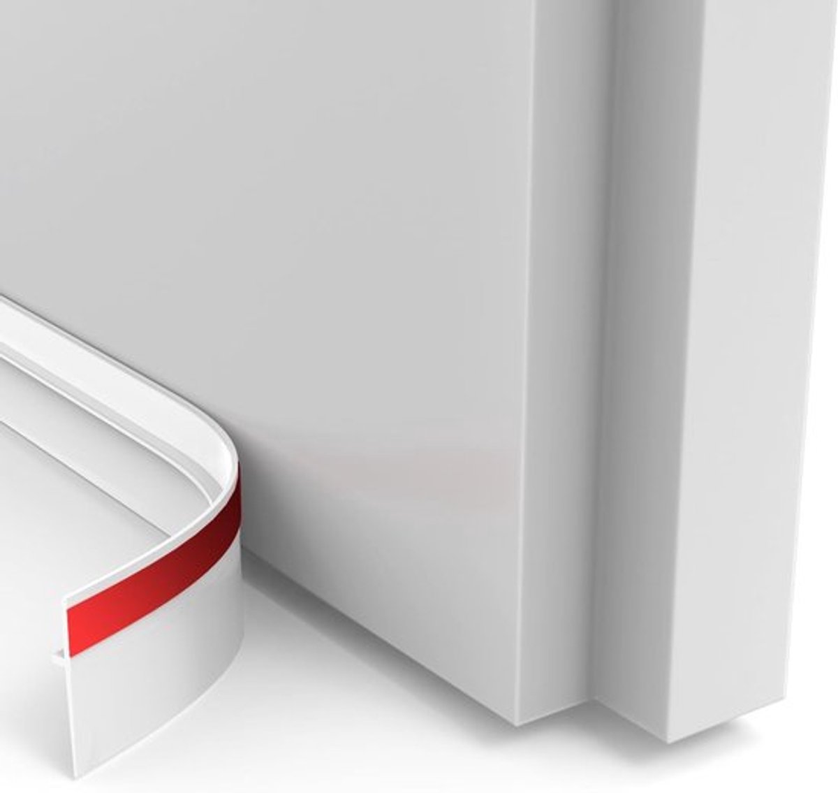 Kierdichting voor deuren, 100 cm, zelfklevend, geluiddemping, energie-efficiëntie, weerbestendig, ideaal voor thuisgebruik en een comfortabele woonomgeving