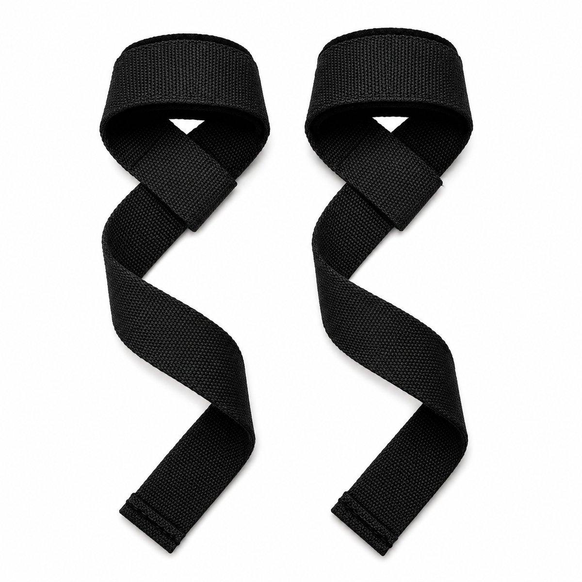 Consumerce® Lifting Straps - Gym Straps - Wrist Straps Fitness - Zwart
