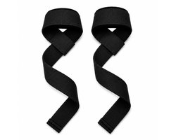 Consumerce® Lifting Straps Fitness - 2 Stuks - Gym Wrist Grip - Zwart - Deadlift, Weightlifting, Powerlifting & Pull Up - Pols Trekhulpen - Dames Heren - Wriststraps