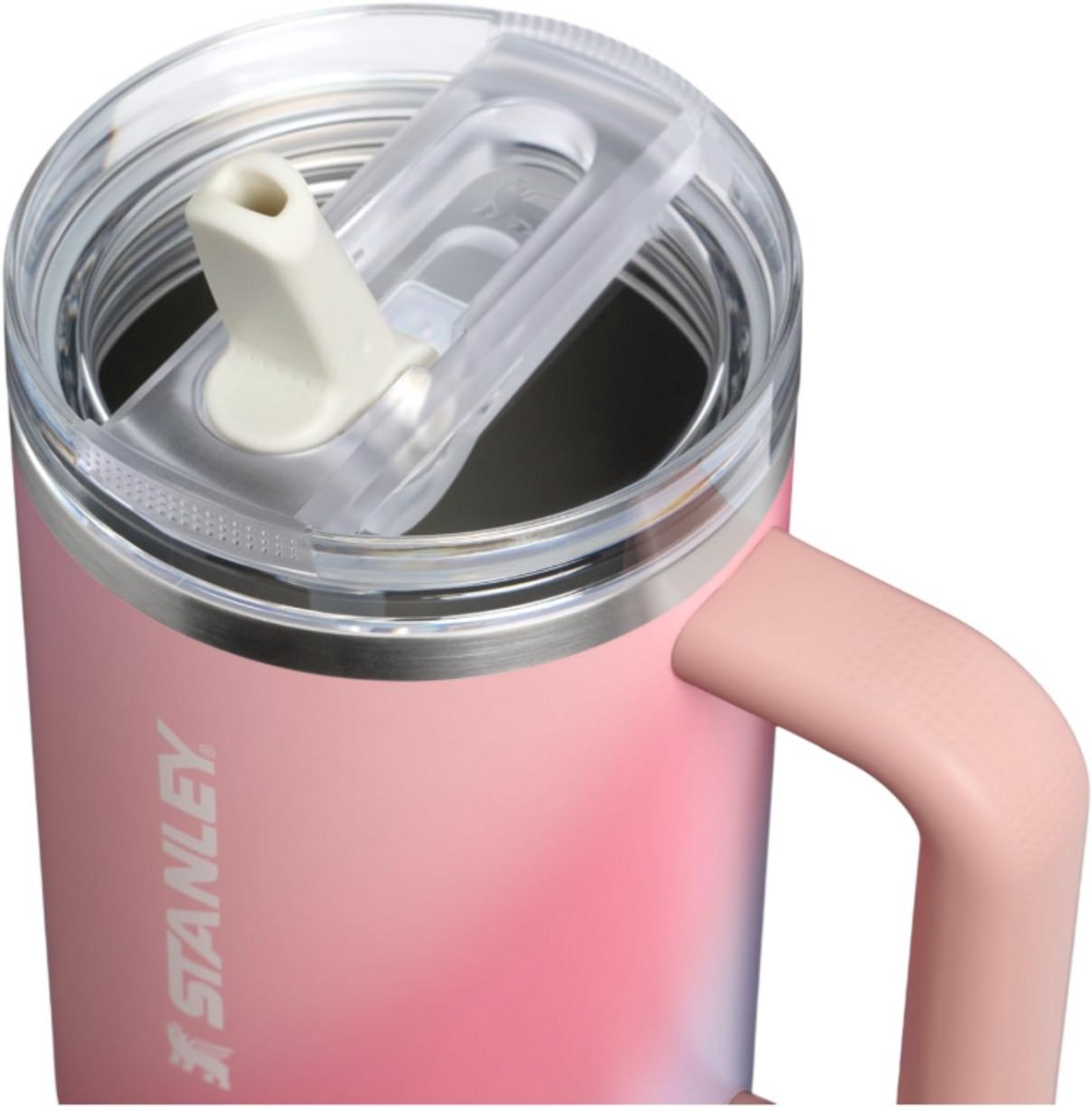 STANLEY Quencher ProTour Flip Straw Tumbler 1.2L (Sunset Spiral) - Lekvrije Drinkbeker met Rietje & Handvat – RVS Geïsoleerd – BPA-vrij – Cupholder Geschikt – foto 2