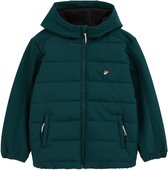 WE Fashion Jongens softshell jas met capuchon en embroidery