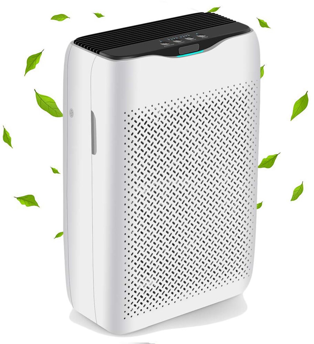 SnelShoppen - Luchtreiniger met HEPA-combifilter, actieve koolfilter, auto-timer, 99,97% filtervermogen, CADR 258 m³/h, voor allergieën, rookkamers, t
