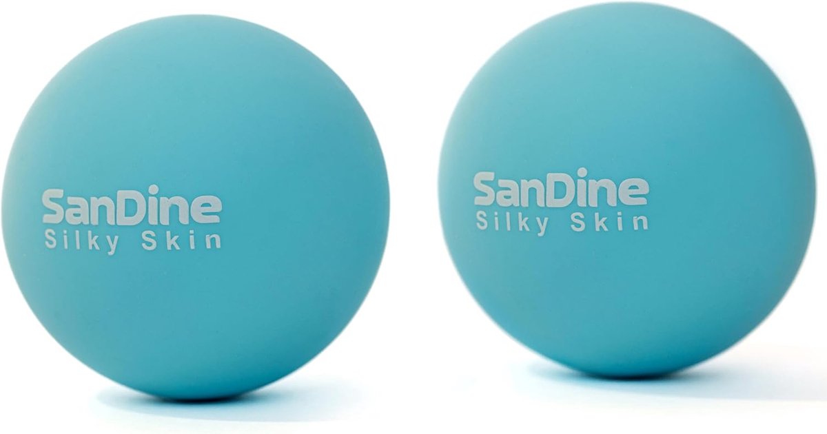 SnelShoppen - Sandine Massagebal voor Rug, Lacrosse Massageballen voor Diepe Weefselmassage, Verlicht Spanning en Spierpijn aan Rug, Schouders en Nek,