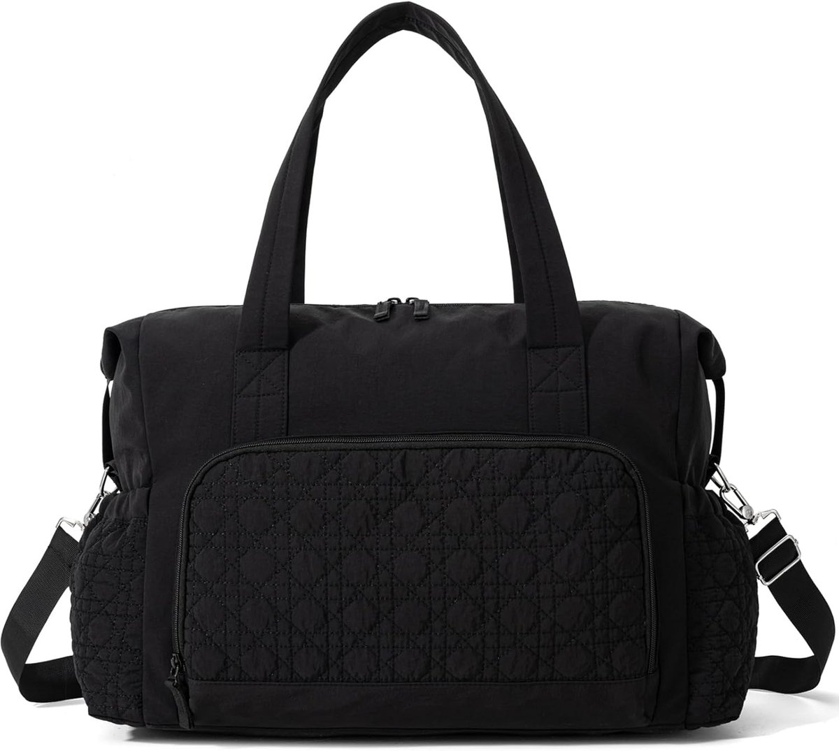 SnelShoppen - Vrouwelijke Reisbagage 39x32x20 cm - Handbagage Weekendtas 40L - Waterdichte Sporttas met Vochtcompartiment - Zwemtas en Verloskundige D