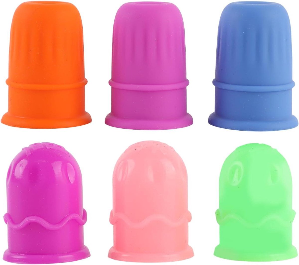 Gezichts Massage Cups - Cupping Set - Huidverbetering Gezicht - Zacht Siliconen Materiaal - 6 Stuks - Transparant