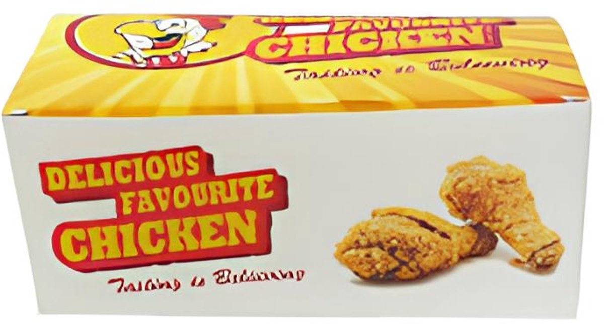 Fried Chicken Box Klein FC0 400 Stuks
