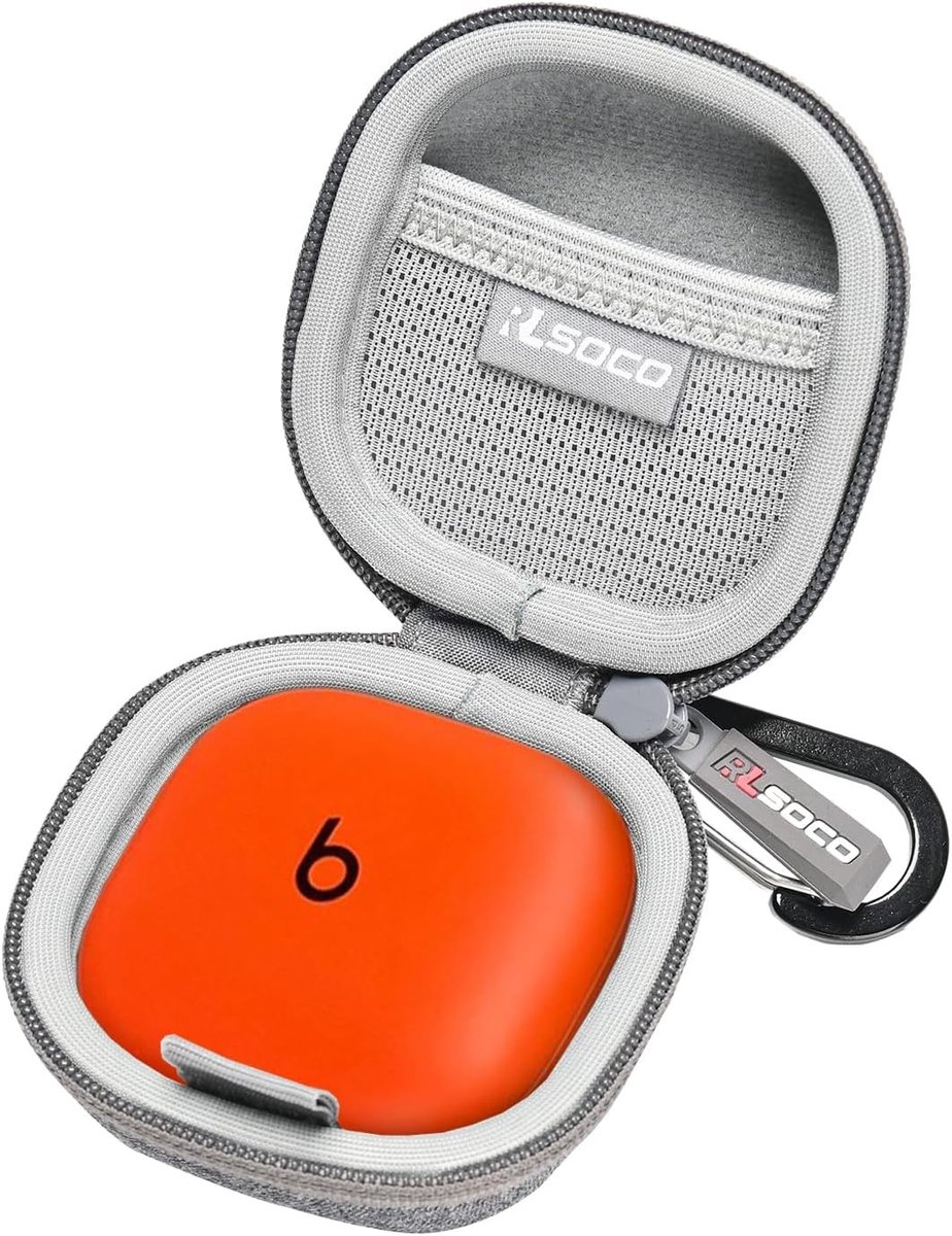 Duurzame Case Cover voor Draadloze Oordopjes - Bescherming voor Powerbeats Fit - Grijs