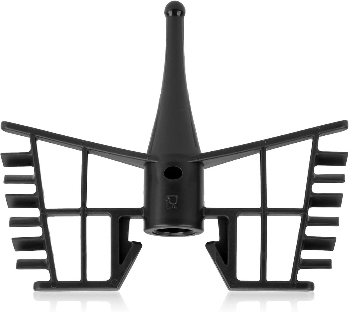 Roestvrijstalen garde met vlinder, mengaccessoire voor keukenmachines, ideaal voor het kloppen van room, eiwitten en desserts