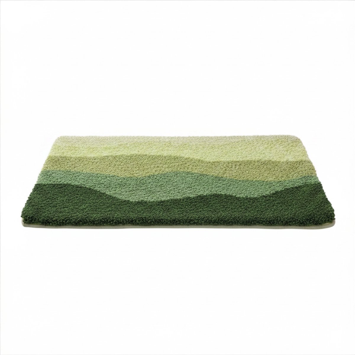 KIRA® Badmat - Antislip Zachte Badmatten Absorberend - Badmat voor Douchevloer - Groen - 6