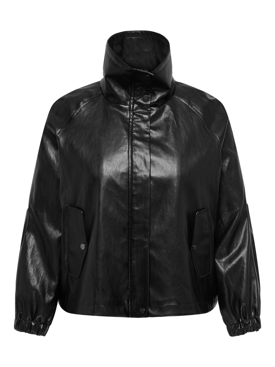 ONLY CARMAKOMA - CARMINI FAUX LEATHER JACKET OTW - Meisjes - Gewatteerde jassen