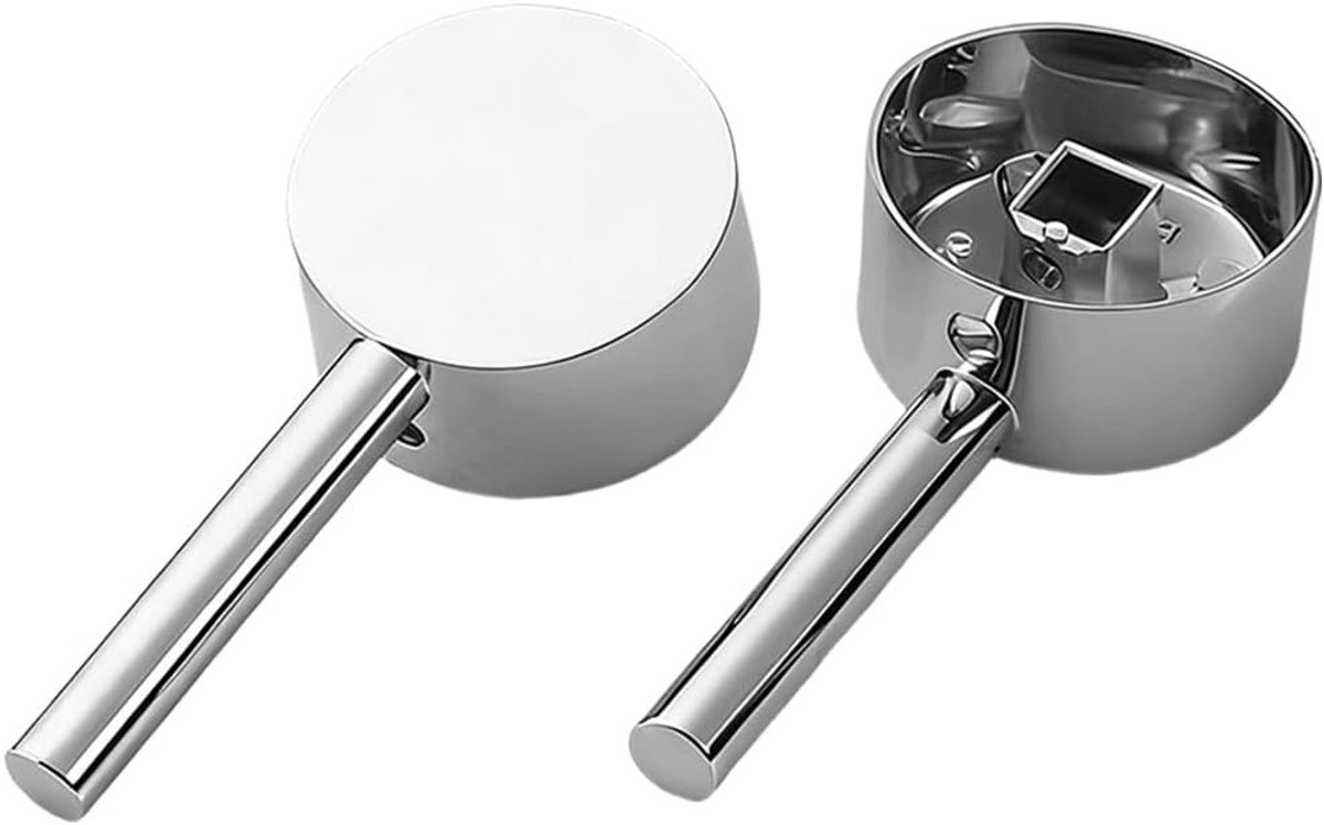 Elegante tapgreep van gepolijst chroom, 1 stuk, duurzaam zinklegering, perfect voor bar en keuken.
