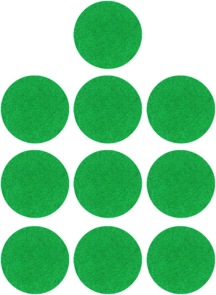 Air Hockey Vilt Stickers - Pusher Pads - Spel Verbeteren - Zelfklevend - 59mm - Grijs