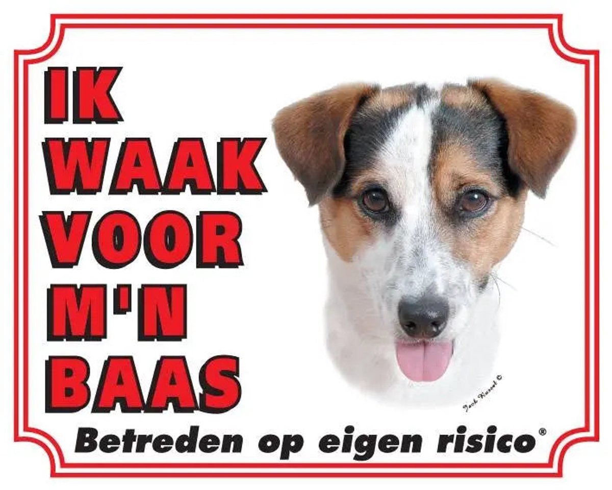 Bol.com Waakbord 20 Jack Russel 20x25cm aanbieding