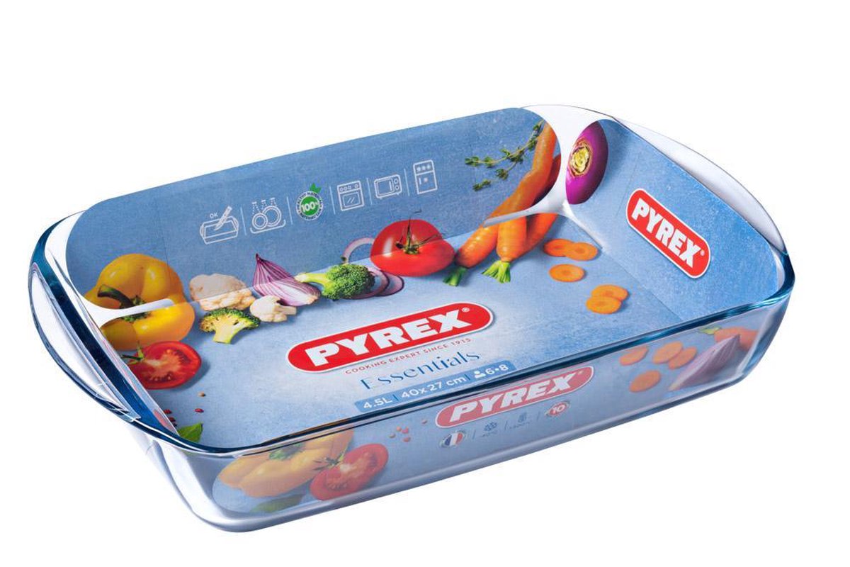 Pyrex - Essentials Lasagne Schaal 4,5 liter - Transparant — cadeau in Koken & Dineren - foto 5