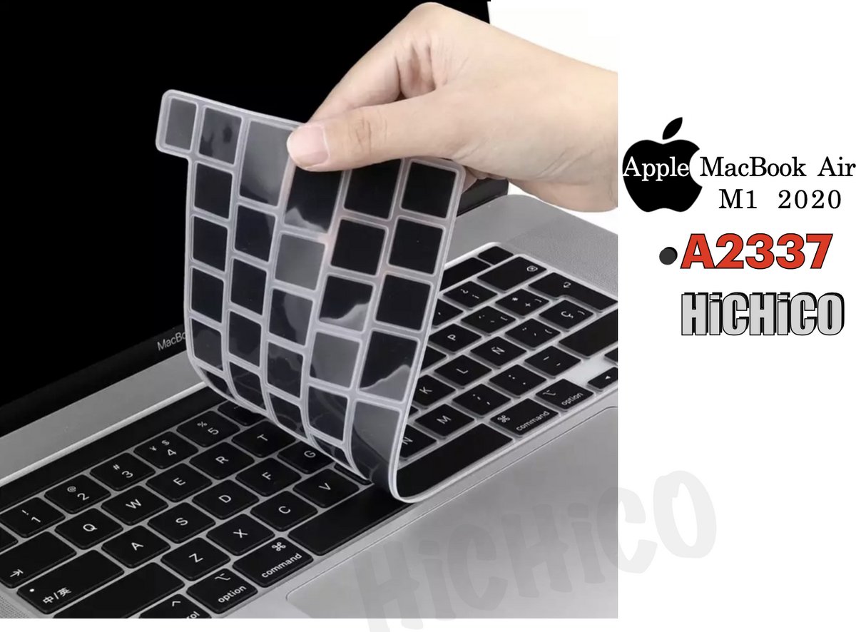 Qwerty toetsenbordbescherming voor MacBook Air 13 inch 2020 – A2237