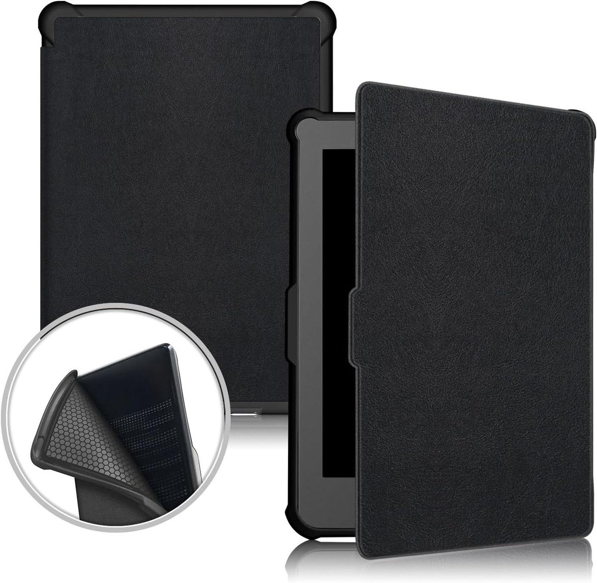 Tablethoes - Beschermhoes E-reader - Veilig opbergen - Automatische slaapstand - Ultra slank - Zwart