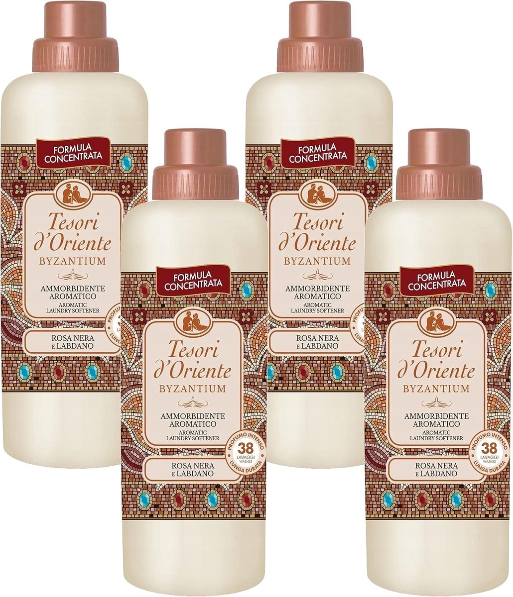 SnelShoppen - Geconcentreerde Wasverzachter 760 ml x4 - Luxe geur, zijdezacht, geschikt voor alle was, heerlijk voor elke gelegenheid