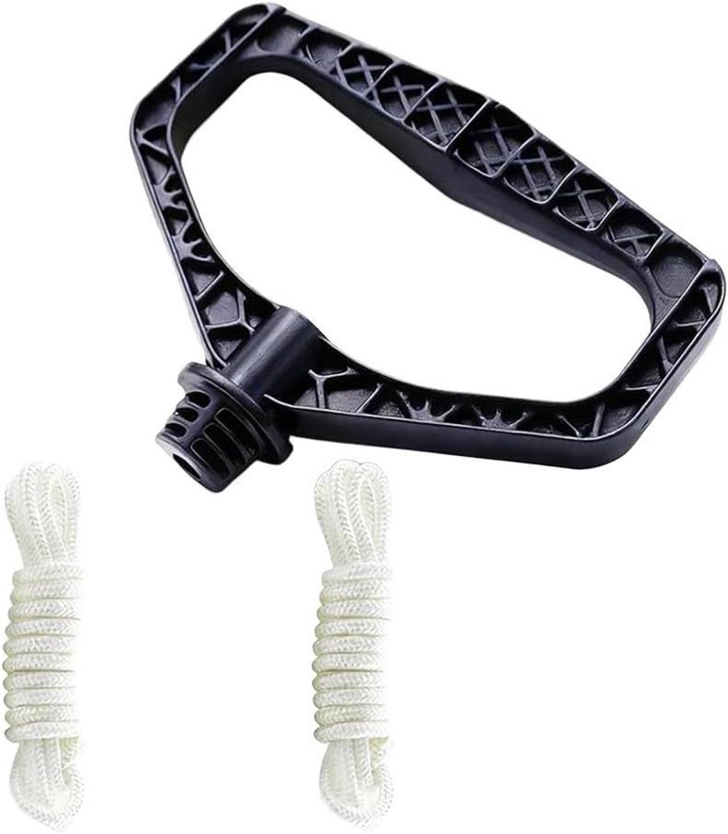 Trekkoord Starter - Startkabel Set - Motor Starten - Ergonomische Grip - 145 cm - Zwart