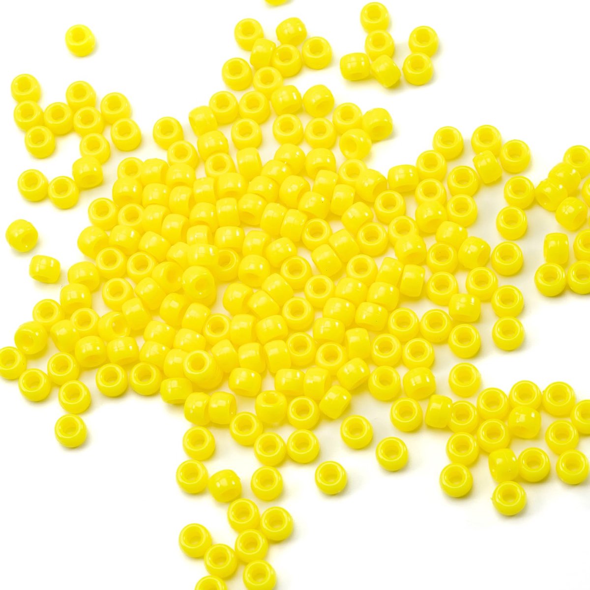 1000 STUKS Acryl Paardenhaarkralen 6x9mm Bulk voor Armband Ketting Sieraden Maken Oorbel Haarvlechten Kandi Kralen