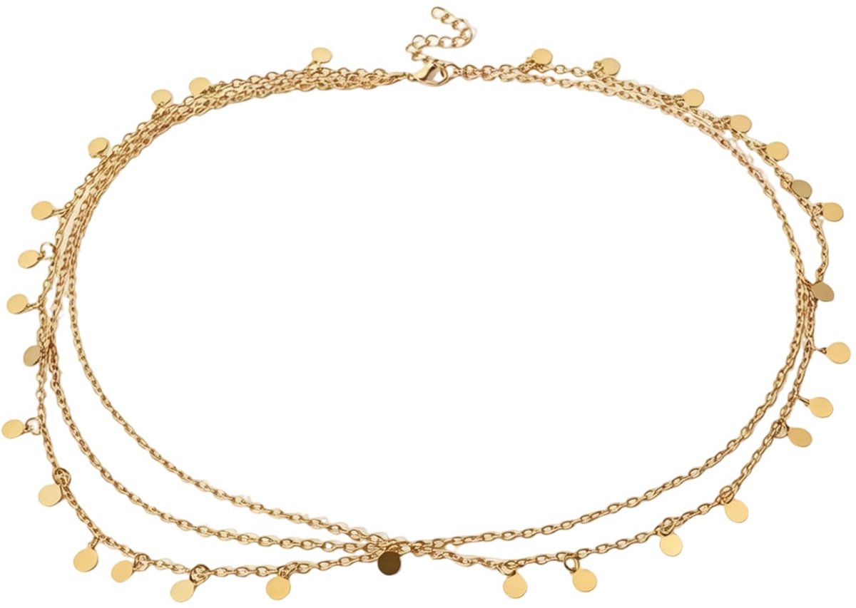 hoofdketting voor dames, boho-hoofdsieraad met hangers, godin voor festival en kostuum