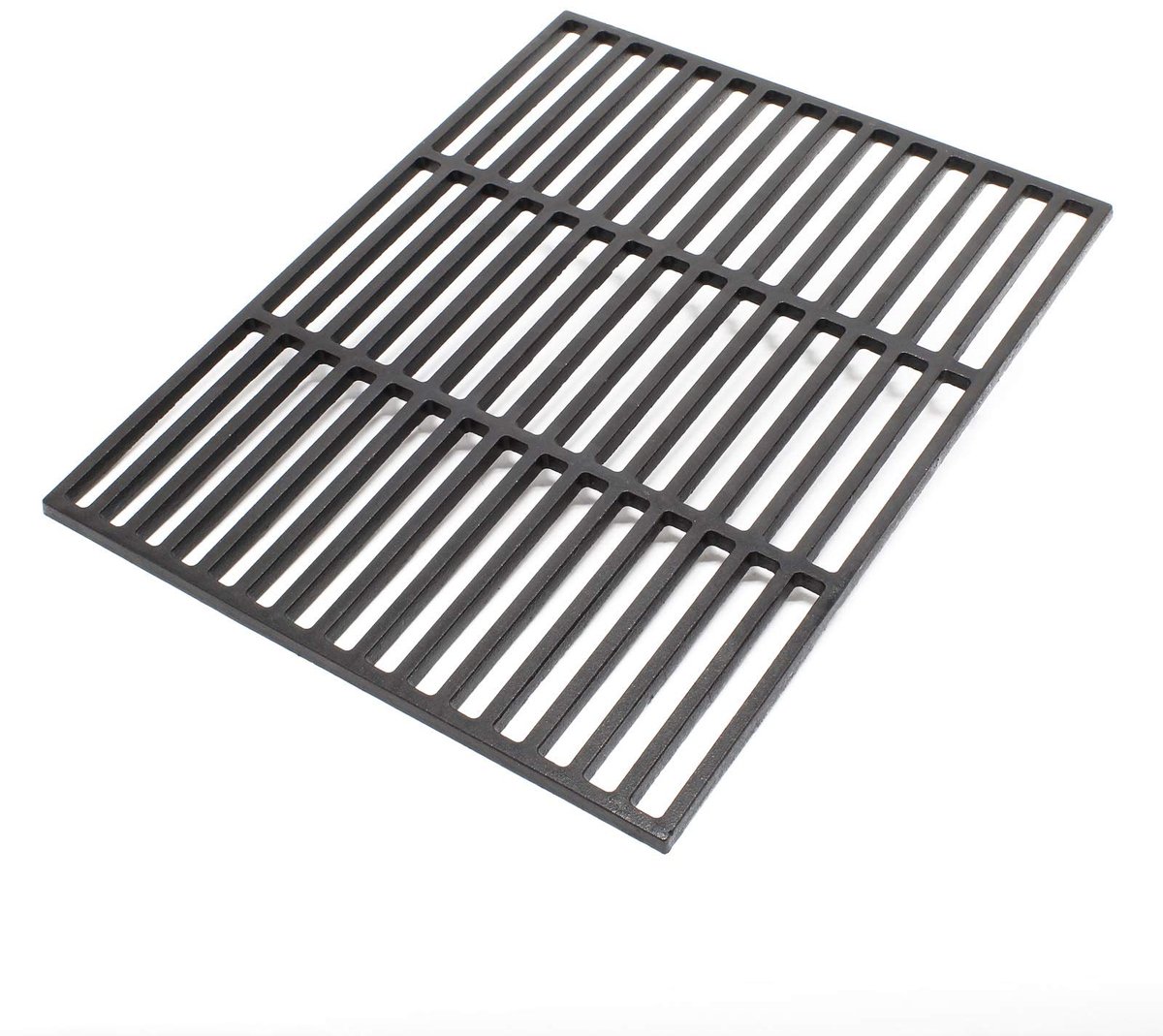 grillrooster gietijzer rechthoek 45 x 35 cm massief voor barbecue, gasgrill bbq
