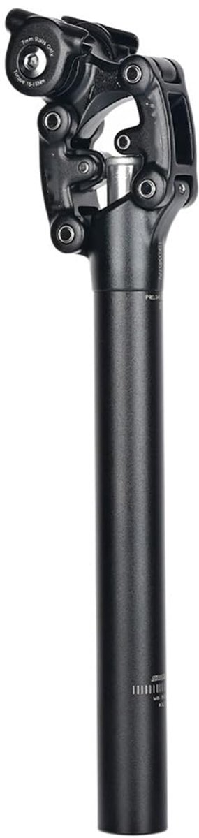SnelShoppen - Hapihom Shock Verende Zadelpen 350 mm x 27,2/30,9/31,6 mm - Fietsvering, Stootvaste Mountainbike Zadelpen van Aluminiumlegering - Ideaal
